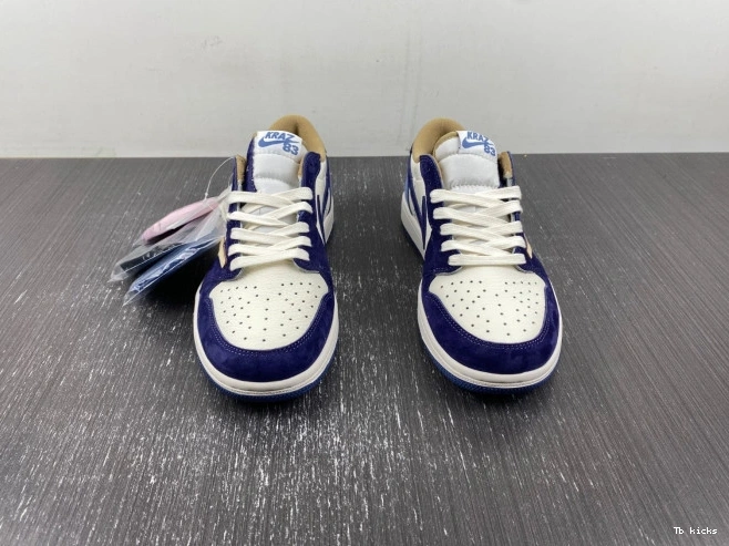 Rep TBK 1 TRAVIS JORDAN AIR DM7866-808 CUSTOM SCOTT X 0803